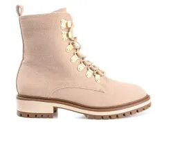 Women's Journee Collection Airanna Combat Booties