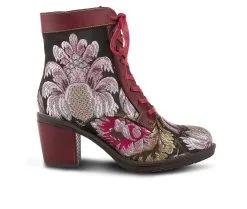 Women's L'Artiste FabnFun Heeled Lace Up Booties