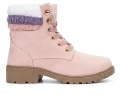 Girls' Olivia Miller Little Kid & Big Kid Cecilia Lace-Up Boots