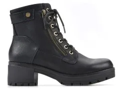 Women's White Mountain Reggie Lace Up Booties