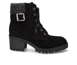 Women's Bella Vita Ethel Heeled Combat Booties