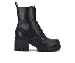 Women's Nine West Juna Lace Up Booties 9 Women's Nine West Juna Lace Up Booties -Combat Shop 1 245