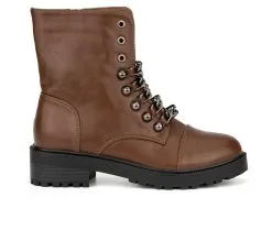 Women's New York And Company Cruz Lace-Up Boots