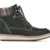 Women's White Mountain Thyme Combat Sneaker Booties