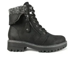 Women's Cliffs By White Mountain Mandy Lace-Up Boots -Combat Shop 1 337