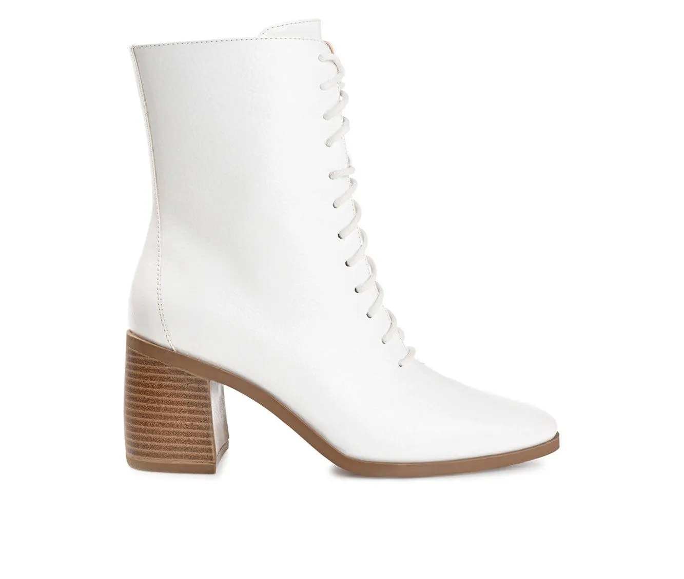 Women's Journee Collection Covva Heeled Combat Booties 3 Women's Journee Collection Covva Heeled Combat Booties