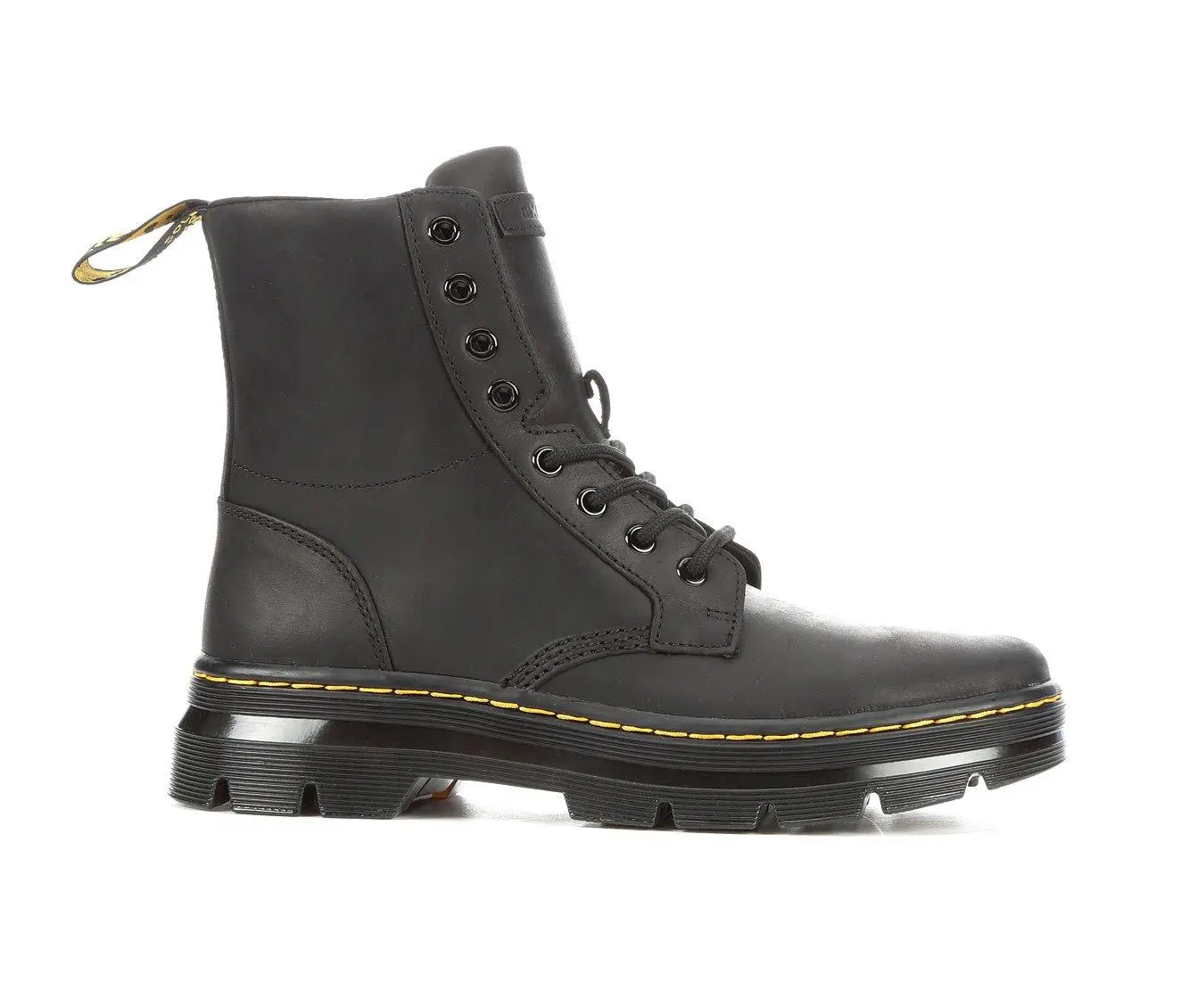 Women's Dr. Martens Combs Leather Combat Boots 4 Women's Dr. Martens Combs Leather Combat Boots - Image 2