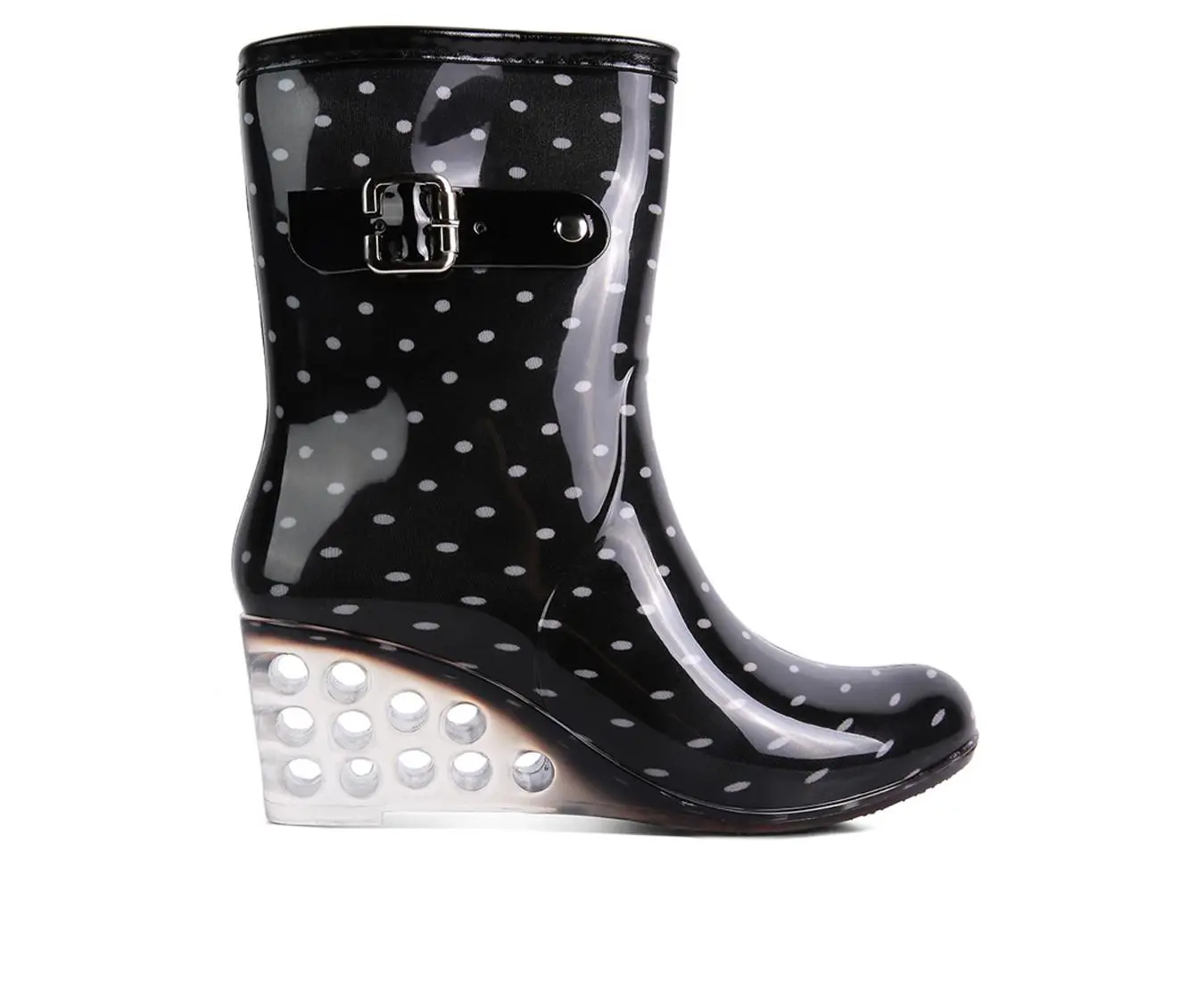 Women's London Rag Drench Wedge Rain Boots 3 Women's London Rag Drench Wedge Rain Boots
