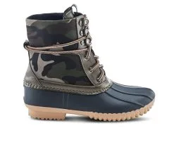 Women's SPRING STEP Duckie - Camo Rain Boots