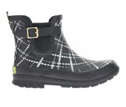 Women's Western Chief Dot Plaid Chelsea Rain Boots