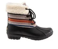 Women's Pendleton Bridger Stripe Duck Mid Rain Boots