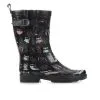 Women's Capelli New York Branches & Owls Mid Rain Boots -Combat Shop 1 602