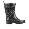 Women's Capelli New York Spiral Dot Mid Calf Rain Boots -Combat Shop 1 624