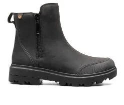 Women's Bogs Footwear Holly Zip Leather Winter Boots