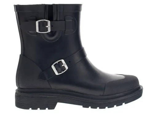 Women's Chooka Moto Mid Boot Rain Boots -Combat Shop 1 664