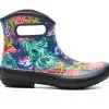 Women's Bogs Footwear Patch Ankle Rose Garden Rain Boots -Combat Shop 1 668