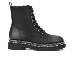 Women's New York And Company Kadence Combat Booties
