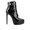 Women's London Rag Gangup Platform Stiletto Booties -Combat Shop 1 796