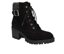 Women's Bella Vita Ethel Heeled Combat Booties -Combat Shop 2 103