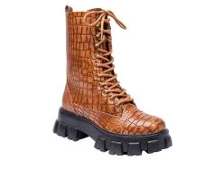 Women's Jane And The Shoe Hart Lace-Up Boots -Combat Shop 2 111