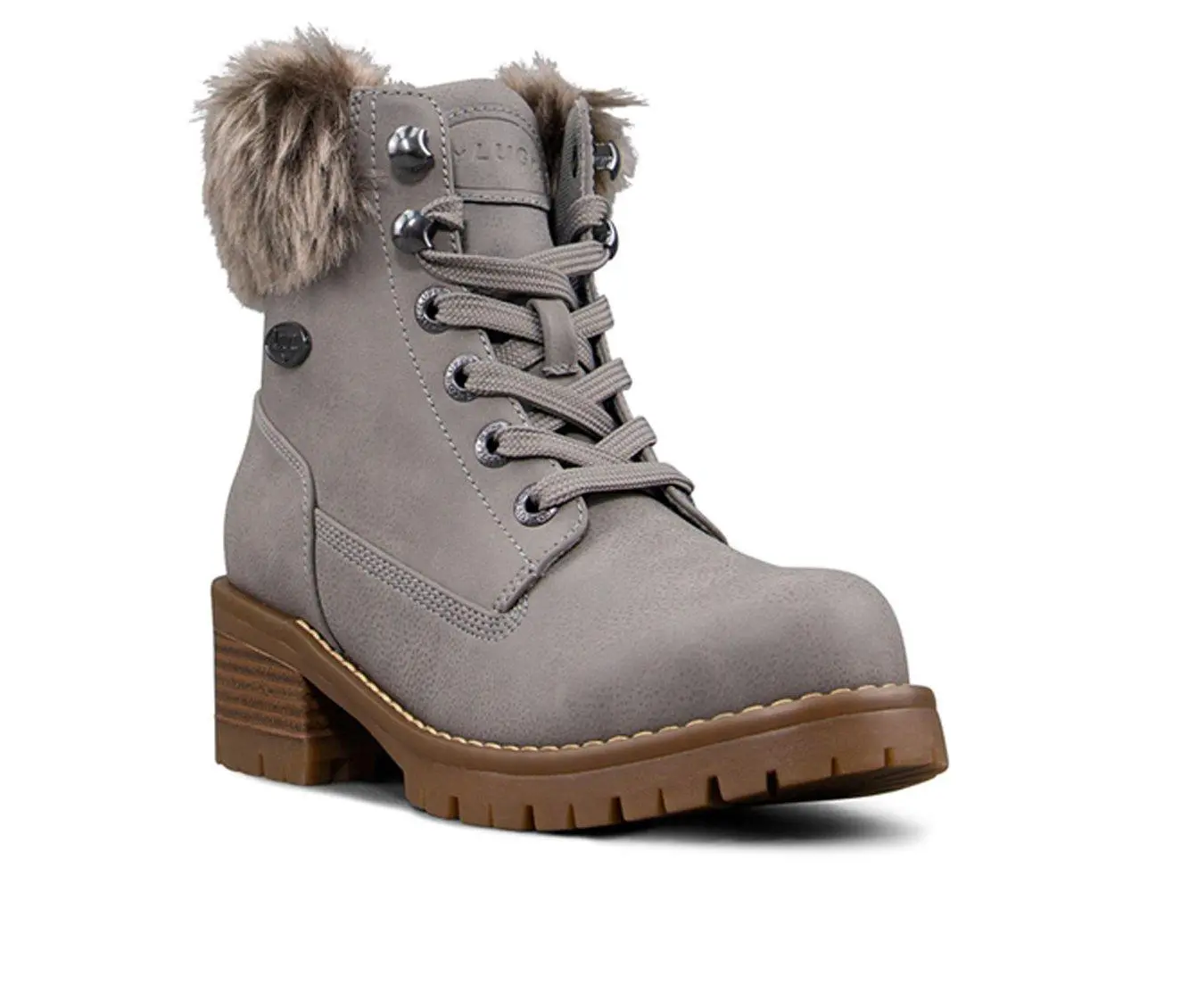 Women's Lugz Flirt Hi Fur Lace-Up Boots 5 Women's Lugz Flirt Hi Fur Lace-Up Boots - Image 3