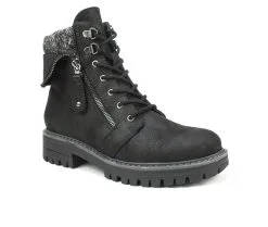 Women's Cliffs By White Mountain Mandy Lace-Up Boots -Combat Shop 2 168