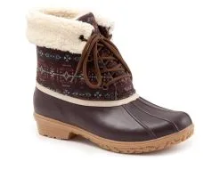 Women's Pendleton Diamond Peak Duck Mid Rain Boots -Combat Shop 2 236