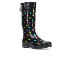 Women's Western Chief Dot City Rain Boots -Combat Shop 2 244
