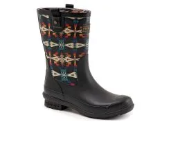 Women's Pendleton Tucson Mid Rain Boots 10 Women's Pendleton Tucson Mid Rain Boots -Combat Shop 2 266