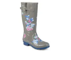 Women's Journee Collection Mist Rain Boots -Combat Shop 2 268