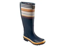 Women's Pendleton Bridger Stripe Tall Rain Boots -Combat Shop 2 328