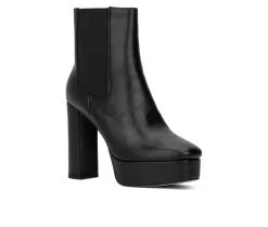 Women's Gabrielle Union Janna Heeled Chelsea Booties -Combat Shop 2 356