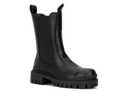 Women's Gabrielle Union Zory Mid Shaft Chelsea Boots -Combat Shop 2 364