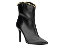Women's New York And Company Deborah Heeled Booties 10 Women's New York And Company Deborah Heeled Booties -Combat Shop 2 420