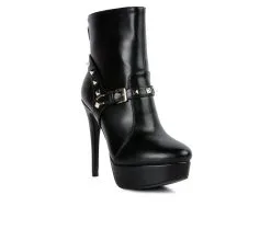 Women's London Rag Dejang Platform Stiletto Booties -Combat Shop 2 438