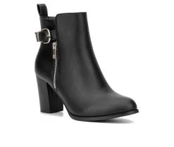 Women's New York And Company Angie 2 Heeled Booties -Combat Shop 2 485