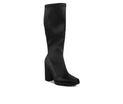 Women's Rag & Co Cantata Knee High Heeled Boots -Combat Shop 2 489