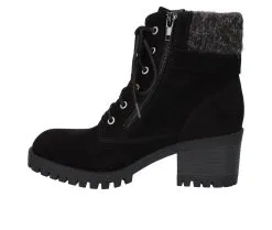 Women's Bella Vita Ethel Heeled Combat Booties -Combat Shop 3 103