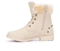 Girls' Olivia Miller Little Kid & Big Kid Odessa Lace-Up Boots -Combat Shop 3 177