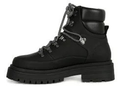 Women's London Rag Goliath Chunky Lace Up Booties 11 Women's London Rag Goliath Chunky Lace Up Booties -Combat Shop 3 178