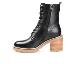 Women's Journee Signature Malle Heeled Lace Up Boots -Combat Shop 3 197