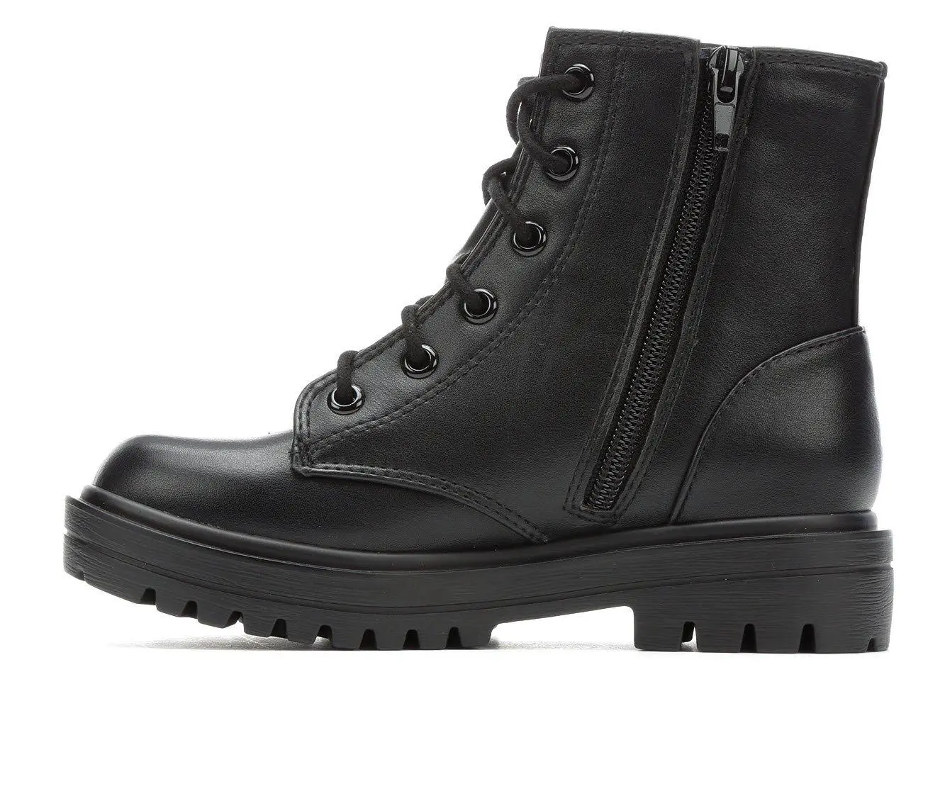 Girls' Unr8ed Little Kid & Big Kid Firm Combat Boots 6 Girls' Unr8ed Little Kid & Big Kid Firm Combat Boots - Image 4