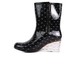 Women's London Rag Drench Wedge Rain Boots 11 Women's London Rag Drench Wedge Rain Boots -Combat Shop 3 238