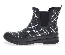 Women's Western Chief Dot Plaid Chelsea Rain Boots -Combat Shop 3 288