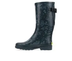 Women's Western Chief Feminine Floral Rain Boots -Combat Shop 3 318