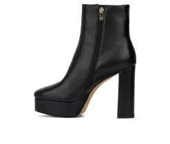 Women's Gabrielle Union Janna Heeled Chelsea Booties -Combat Shop 3 355