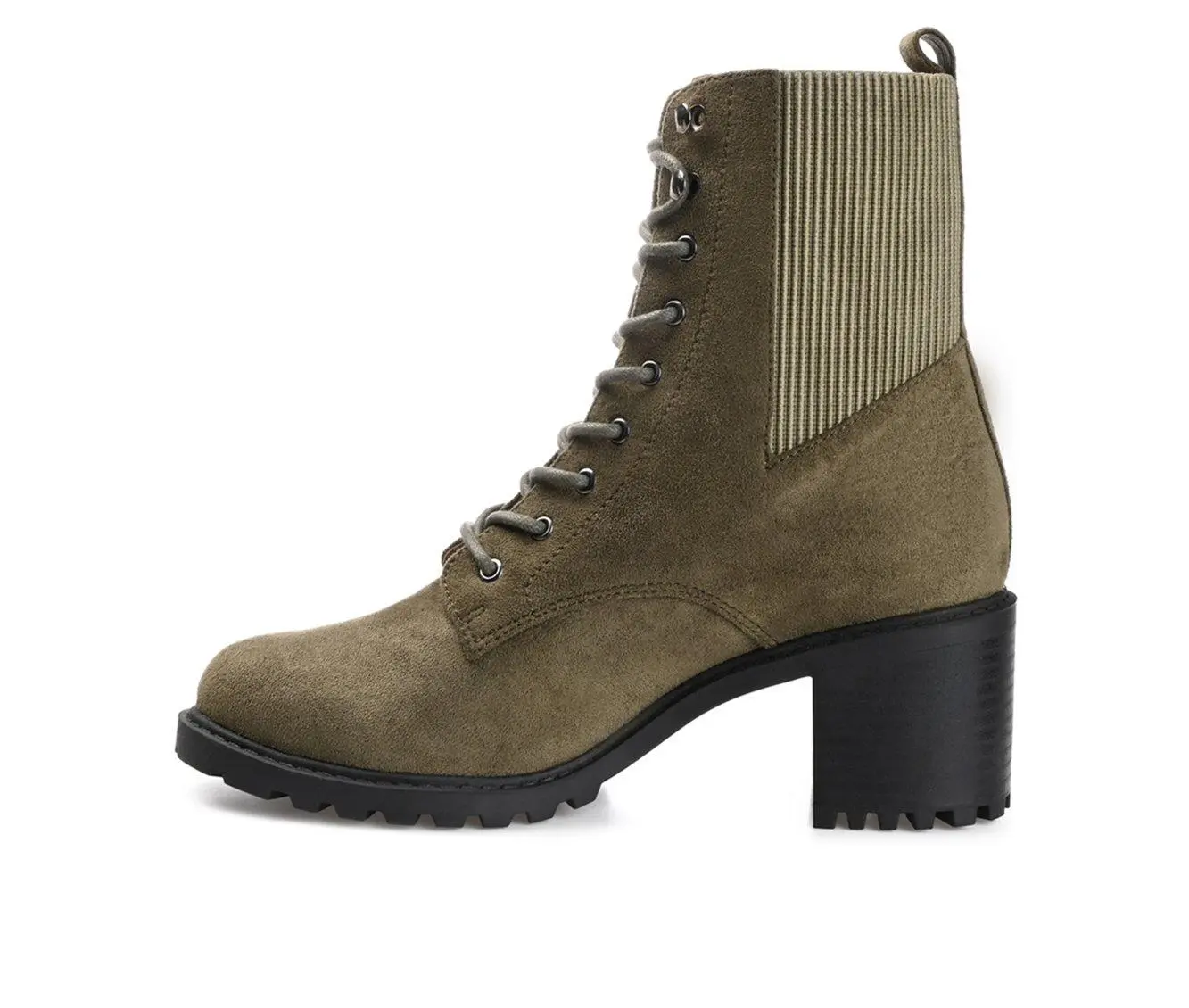 Women's Journee Collection Kassia Combat Booties 6 Women's Journee Collection Kassia Combat Booties - Image 4