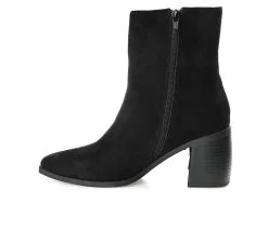 Women's Journee Collection Noriah Block Heel Booties -Combat Shop 3 428