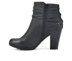 Women's White Mountain Spade Booties -Combat Shop 3 456