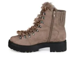 Women's Journee Collection Trail Fashion Hiking Boots -Combat Shop 3 46